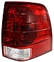 Evan-Fischer Tail Light Lens and Housing Compatible with 2003-2006 Ford Expedition Passenger Side