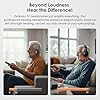 SIMOLIO 2.4GHz Digital Wireless Headphones for TV Listening with Clear Dialogue, Wireless TV Headsets for Seniors/Hard of Hearing, 100ft Long Range, No Delay (Optical/AUX/RCA) SM-824D2 #1