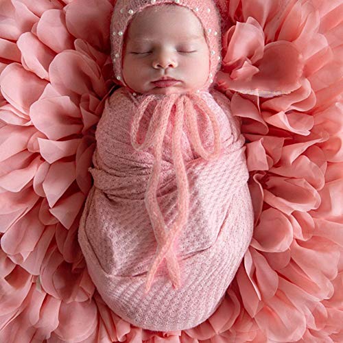 Uposao Baby Newborn Photo Props Wrap, Blue, 30cm x 130cm, Cotton Rayon, Unisex, Newborn Photography Blanket - Image 3