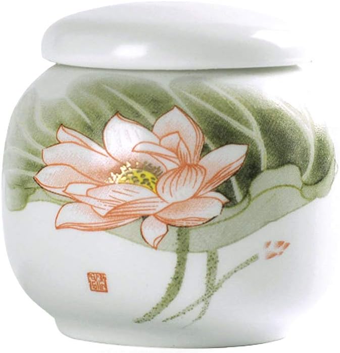 Mini Ceramic Container Portable Sealed Storage Tank Can Store Tea/Honey/Seed/Coffee