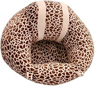 Ocobetom Baby Support s | Leopard Baby Support,Cute Baby Sofa Chair for Sitting Up, Yellow Black Comfortable Sofa s for Baby