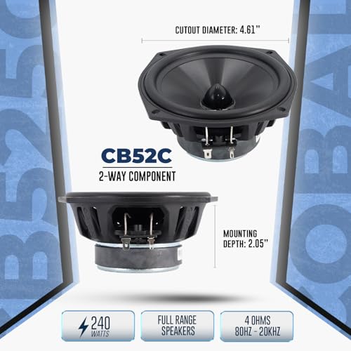 image for ORION Cobalt Series CB525C 2-Way Car Audio Component System - 5.25” 