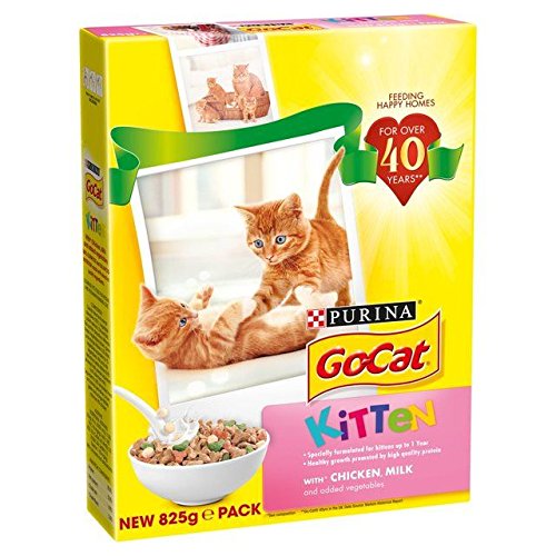 Go-Cat Kitten with Chicken, Milk & Added Vegetables 825g (PACK OF 4)
