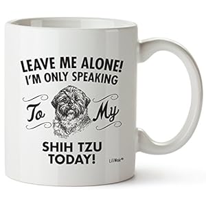 Shih Tzu Mom Present Mug For Christmas Women Men Dad Decor Lover Decorations Stuff I Love Shih Tzu Coffee Accessories Talking Art Apparel Funny Birthday Home Supplies Products Dog Coffee Cup Mugs