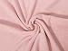 Sweatshirtstoff mit Teddystoff Optik (Rosa) als Meterware zum Nähen, 50 cm