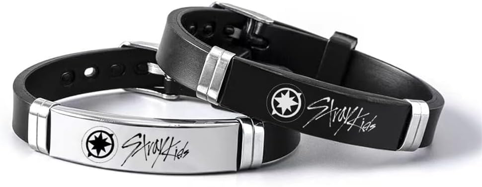 2 Pack Stray Kids Merch Bracelets, Stray Kids Charm Silicone Bracelets Jewelry for gifts - Image 2