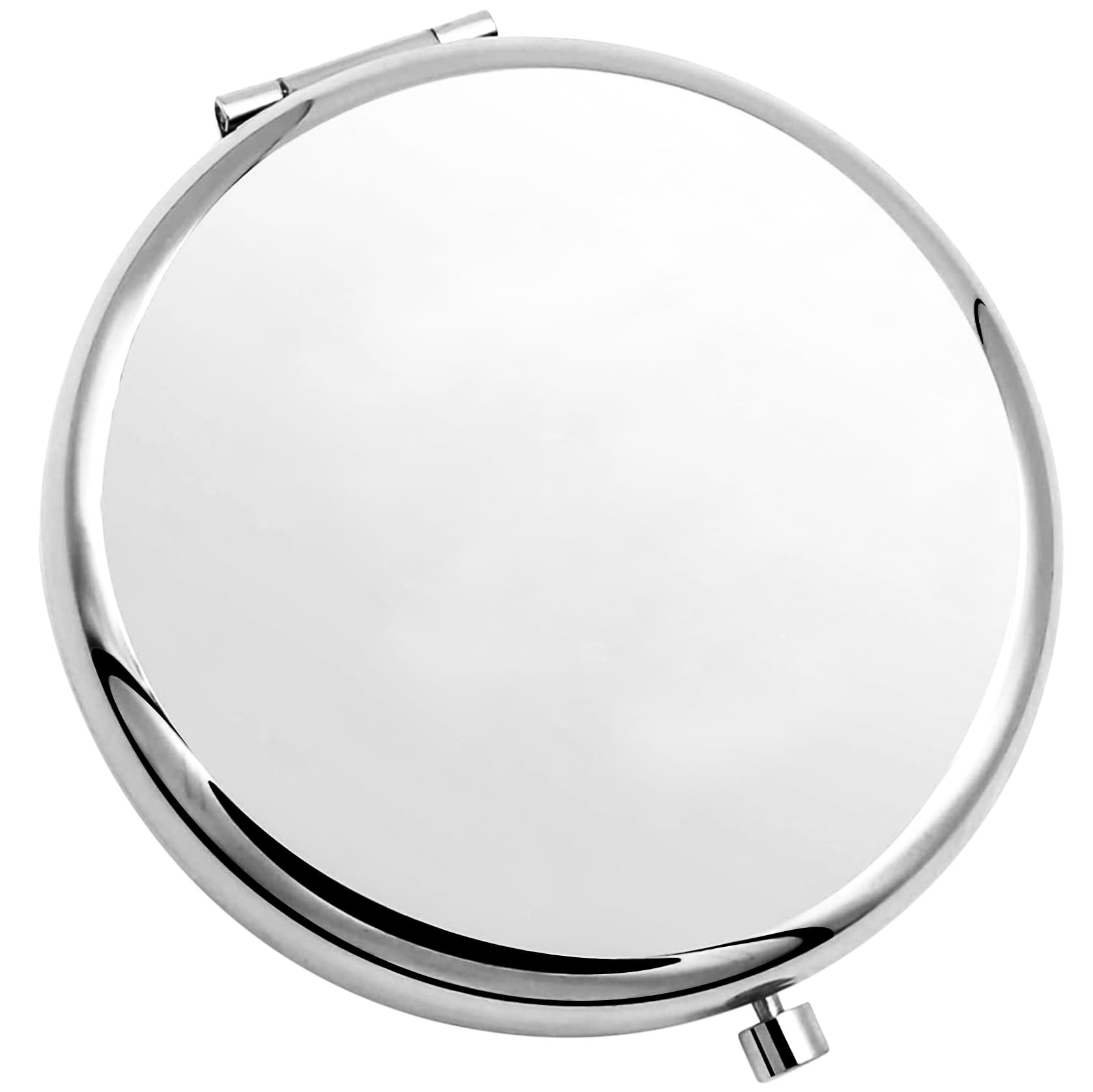 Miroir De Maquillage Compact Lywjyb Birdgot – Pliable, 6,5 Cm, Recto/verso Standard Et Grossissant, étui Velours