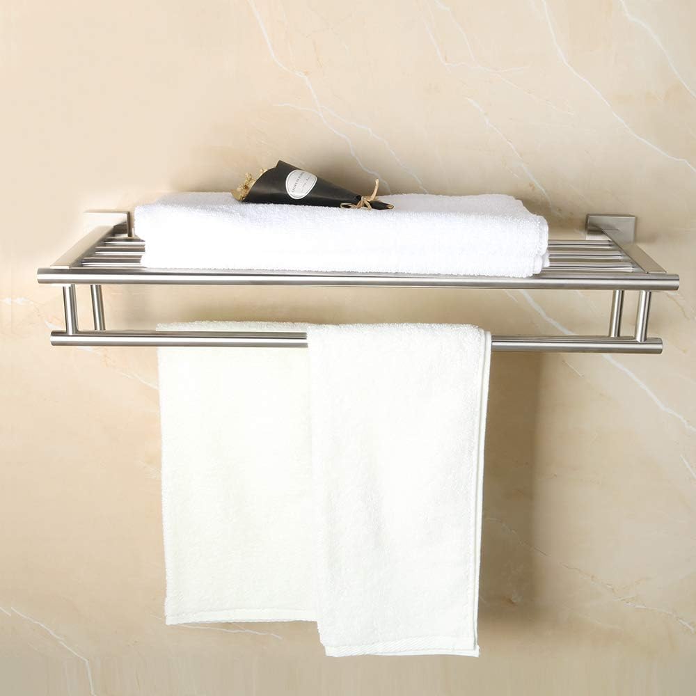 Exclusive Discount π₯ Alise GZ8000-LS Bathroom Lavatory Towel Rack Towel Shelf with Two Towel Bars Wall Mount Holder,24-Inch SUS 304 Stainless Steel Brushed Nickel Flash Deals - 40% OFF Alise GZ8000-LS Bathroom Lavatory Towel Rack Towel Shelf with Two Towel Bars Wall Mount Holder,24-Inch SUS 304 Stainless Steel Brushed Nickel