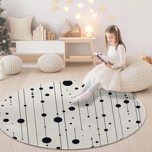 Tapis de chambre blanc minimaliste pour salon moderne - 6