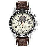 Citizen Orologio Analogico al Quarzo Uomo con Cinturino in Pelle CA0649-06X