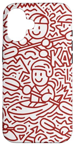 Kayak Canoes-Boat Kayaking, JbN tBbVO JbN V[JbN ނ JbN X}zP[X iPhone 16 p