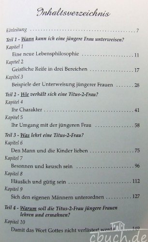 Lehrerin des Guten: Der Dienst der Frau nach Titus 2