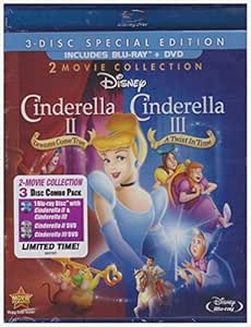 Cinderella II: Dreams Come True / Cinderella III: A Twist In Time [Blu-ray]