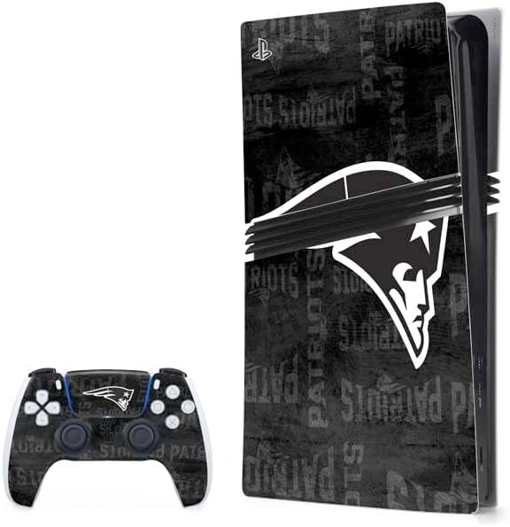 Skinit Decal Gaming Skin Compatible with PS5 Pro Bundle - Officially Licensed NFL New England Patriots Super Bowl Champs Design