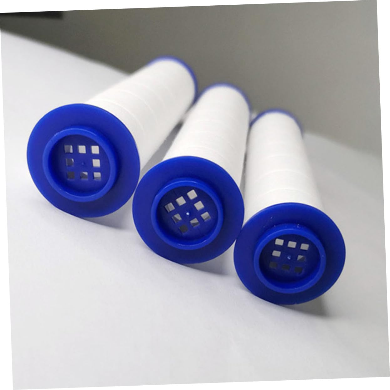 Paquete de 5 filtros de ducha de alta presión, filtros de baño reemplazables con núcleo de algodón PP para eliminar impurezas de agua dura y cartuchos de fácil limpieza para duchas refrescantes