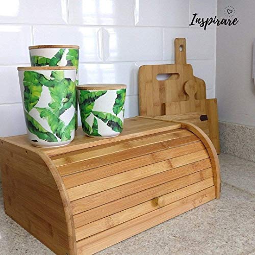 Suporte Porta Pão De Bambu