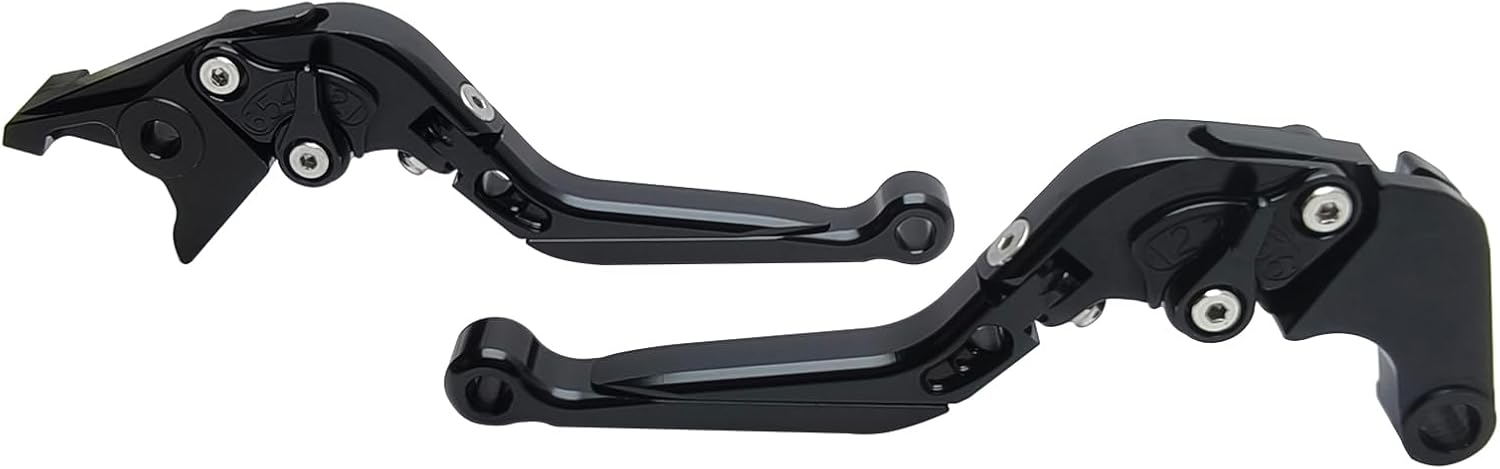 Brake Clutch Lever Set Replacement for Honda CBR650R CBR650F CB650F CB650R 2014-2023 / NC700 NC750 S/X 2016-2020 Adjustable Folding Extendable Aluminum Motorcycle Handlebar Levers(Black)