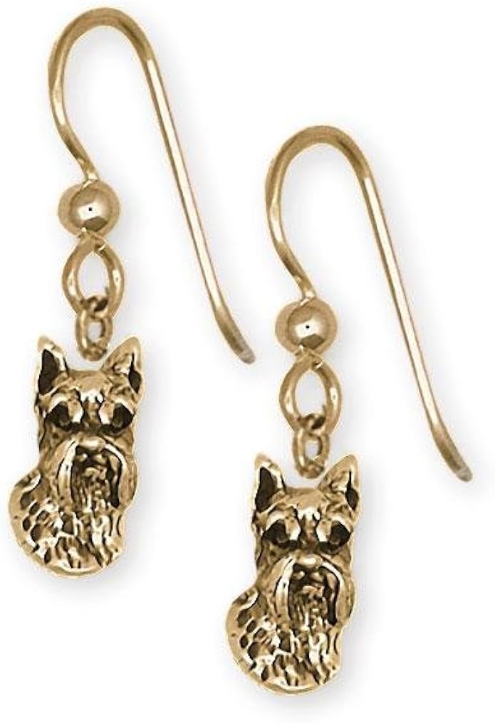 schnauzer earrings