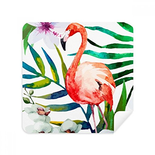 Chiffon en suède pour lunettes motif fleurs exotiques douceur et finition premium