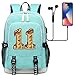Produktbild Stranger Things Kinder Rucksäcke Junior High School Schüler Schule Taschen Freizeit Sport Abenteuer Knapsack Laptop-Tasche M Grün