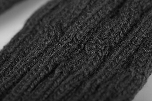 Andoer Moda inverno masculino feminino luvas luva quente tricotada sem dedos braço longo uni