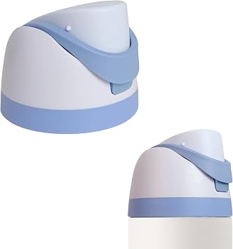 Replacement Lid for Owala Freesip, One Button Water Bottle Top Replacement Cap Compatible with Owala Cup 16oz 24oz 32oz 40oz, No Leakage Replacement Accessory for Owala Freesip Sky Blue