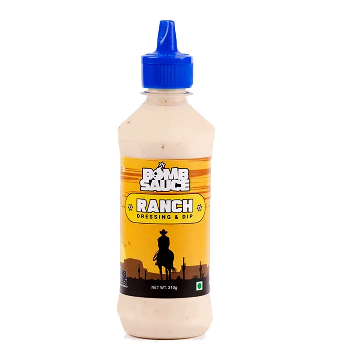 Bomb Sauce Ranch Dressing & Dip Mayonnaise Sauce for Grills, Buffalo Wings or Sautéed Veggies | Goes well with Salads & Barbeques | Gluten Free, No MSG & Trans Fat (310 g)