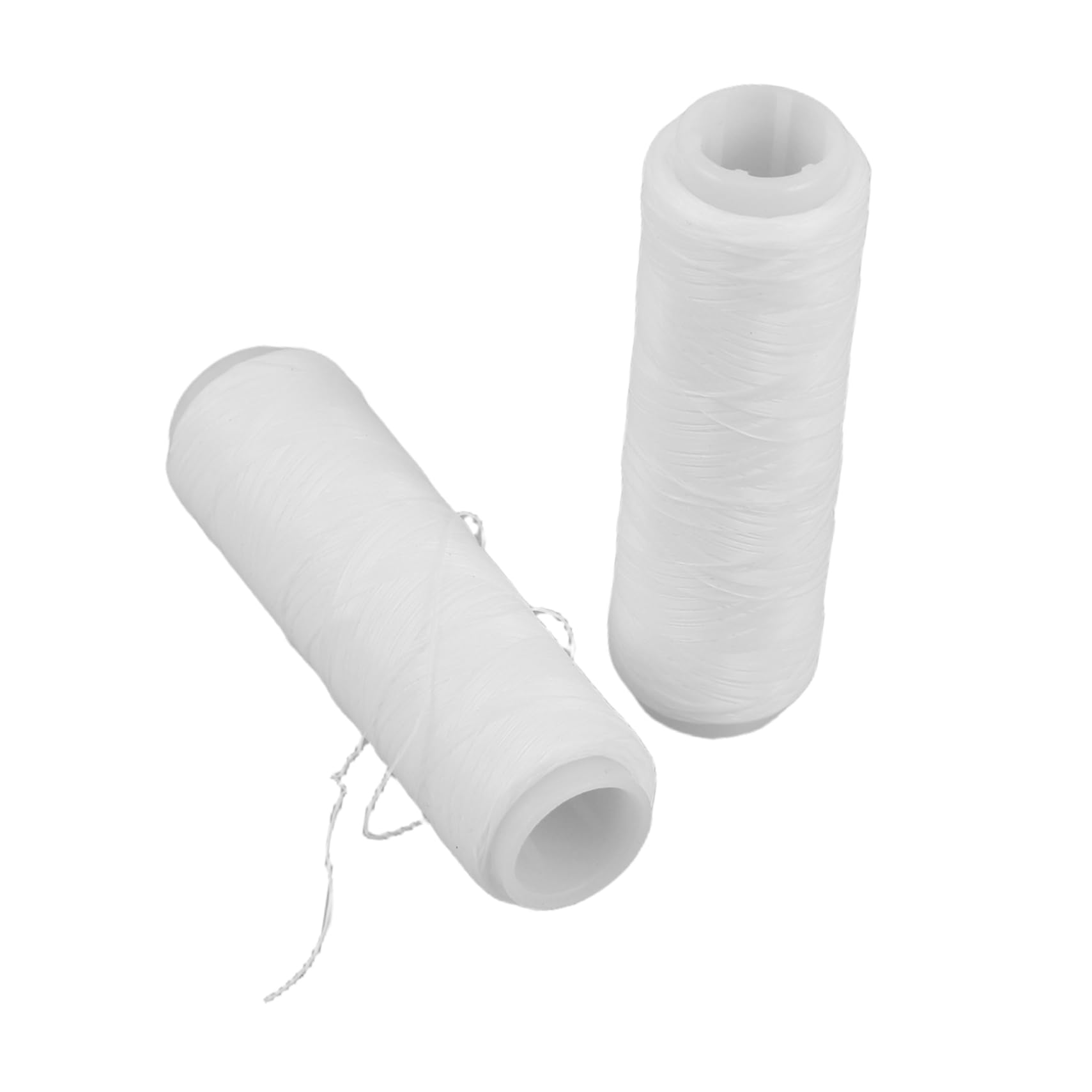 KICHOUSE 2Pcs Clear Invisible Elastic Fishing Line Stretchy Bait Tying Thread for Secure Bait Attachment for Sea Freshwater and User Friendly Design for All