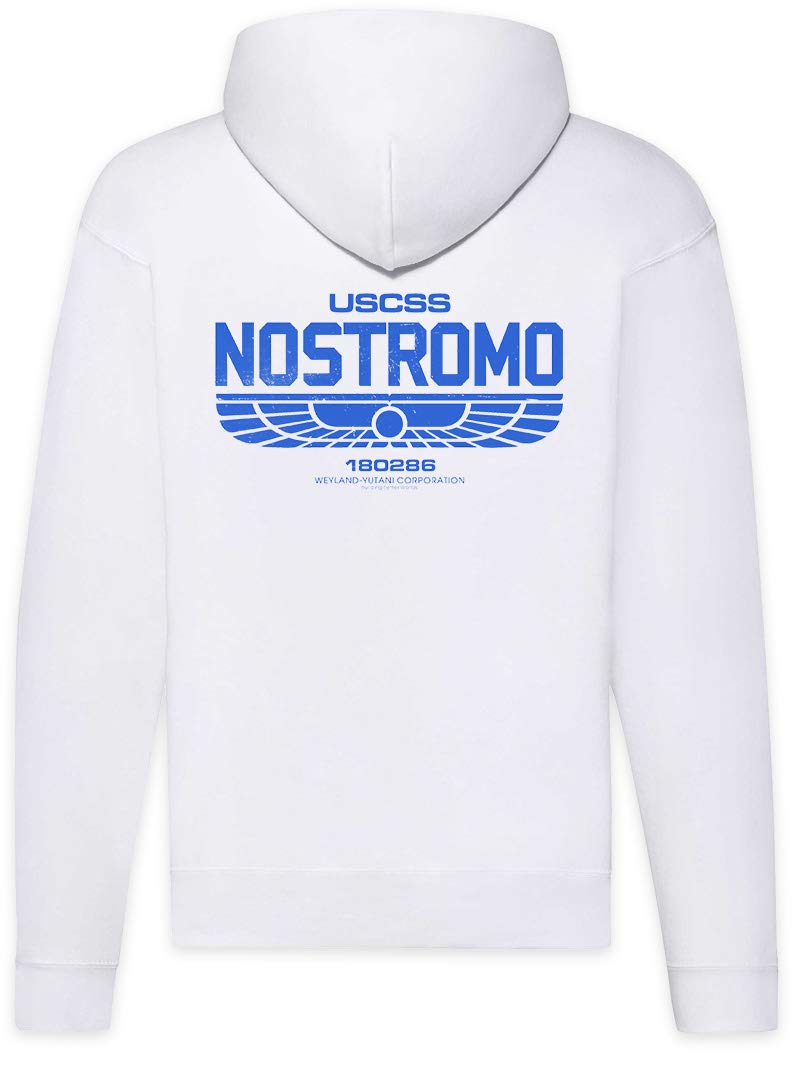 Urban Backwoods USCSS Nostromo II męska bluza z kapturem rozpinana z zamkiem błyskawicznym