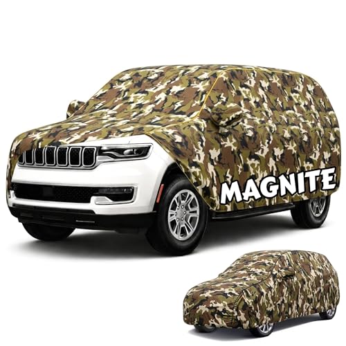 Image of Perfect Waterproof Car Cover Custom fit for Magnite Cover (All Models & Varrient) 2021-2026 | 6 Layers All Weather Waterproof Sun Rain UV Dust Protection Outdoor Indoor Full Car Covers - Jungle