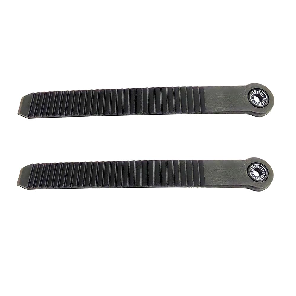 1 Pair 8.15 inch Snowboard Binding Toe/Ankle Ladder Straps Black TPEE for Snowboard Binding Strap-in System