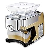 FREEDOH 530 W Prensa Aceite Electrónica Máquina Prensado En Caliente/Frío Acero Inoxidable Grado Alimenticio Alto Rendimiento Aceite para Maní Semilla Nueces Olivo (110 V / 220 V),110v