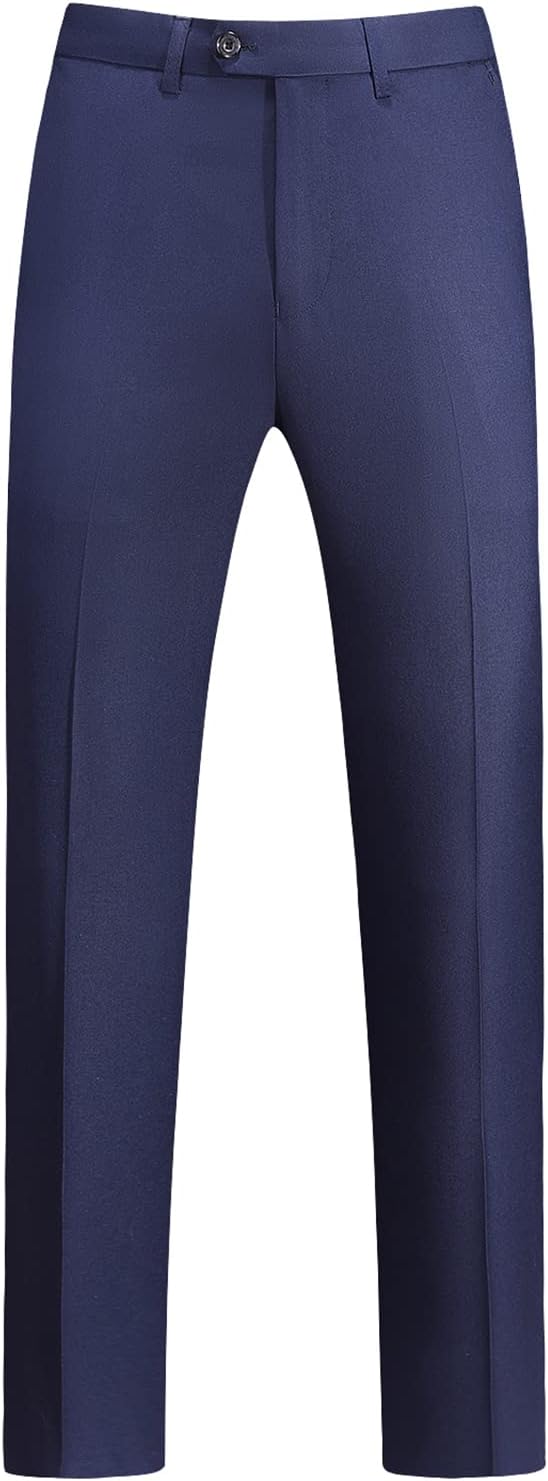 Mens Suits 3 Pieces Slim Fit One Button Solid Suit Blazers for Business Wedding Formal Prom Tuxedo Blazer Vest & Pant Set - Image 5