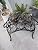 Patio Balcony Bench Double Seat, Anti-Rust Cast Aluminum Patio Garden Bench for Park Yard Outdoor Furniture Copper.1