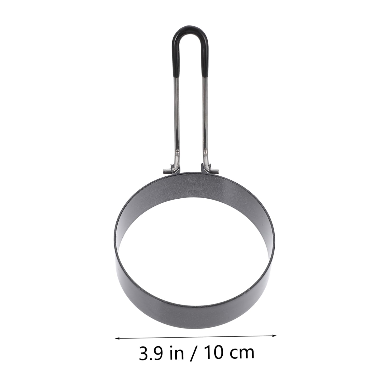 FUNOMOCYA Egg Ring Round Frying Mold Stainless Steel Egg Cooker Practical Set of 2