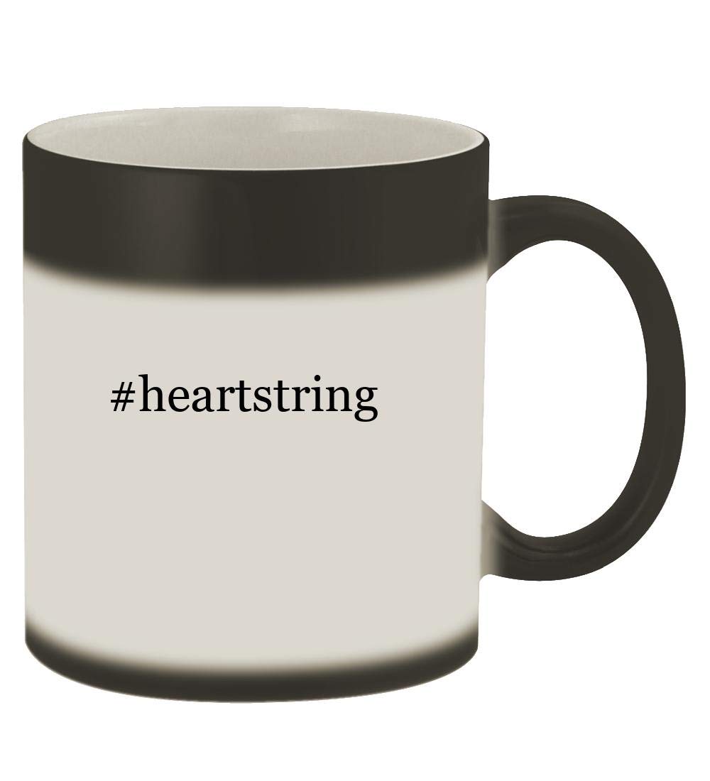#heartstring - 11oz Hashtag Magic Color Changing Mug, Matte Black