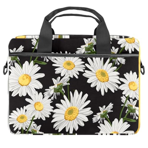 Housse ordinateur 14 pouces sacoche PC portable 13.3 bandoulière fleurs