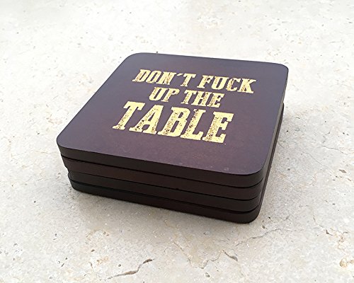 Naughty & Fun Coasters (Set Of 4) #TOP4