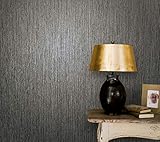 Tapete Anthrazit Struktur marburg Tapete Anthrazit Struktur für Schlafzimmer Wohnzimmer oder Küche 100% Made in Germany Premium Vlies Qualität 10,05 X 0,53m
