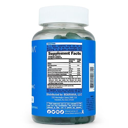 Bearvana Bum Support Gummies For Women | Workout Enhancement | Berry Flavored | Multivitamins thumb #1