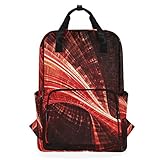 Marke: XiangHeFu Computer Multifunktions-Umhängetasche Rucksack Daypack Abstrakter Hintergrund Bunte lässige Büchertasche