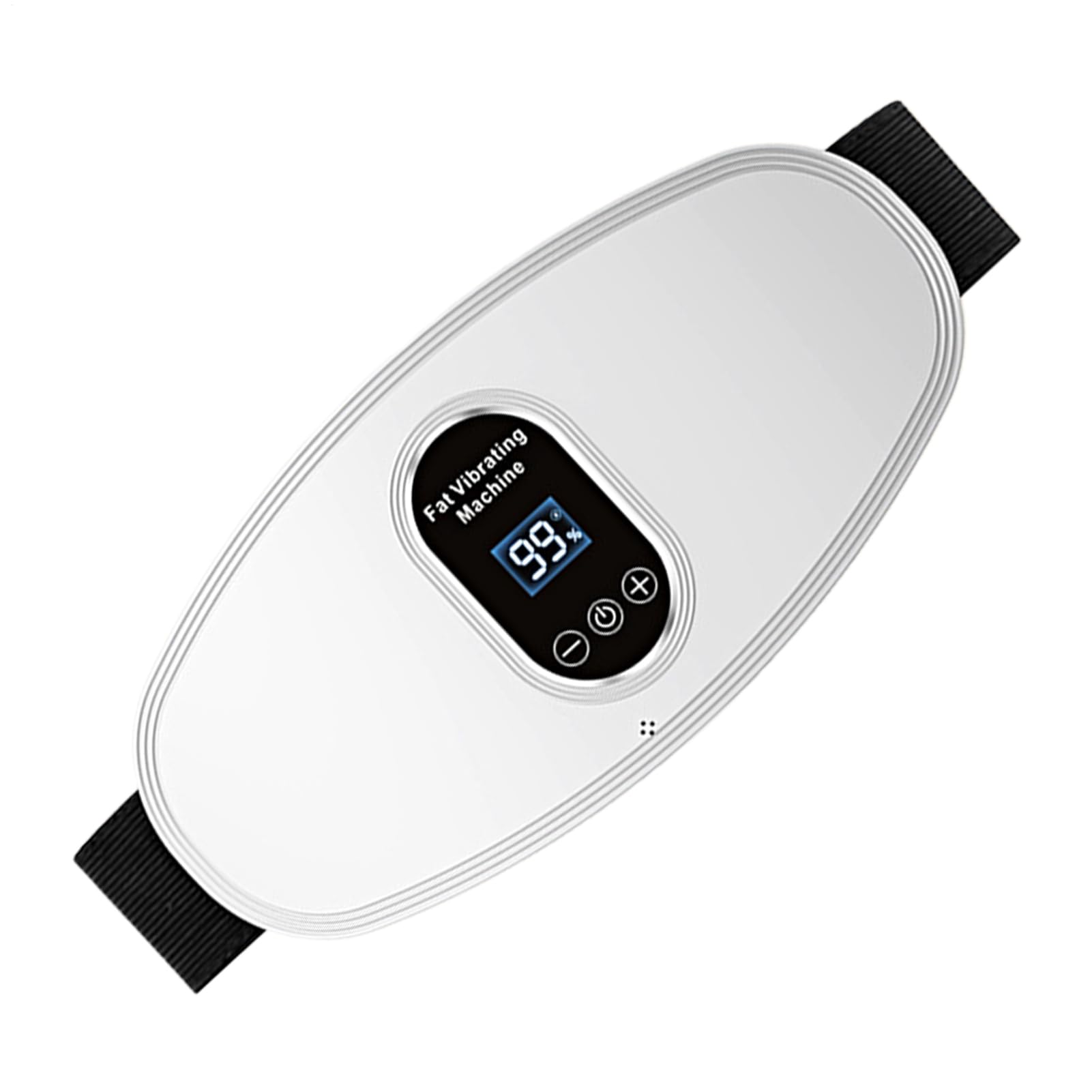 Vibrating Waist Massager - Wireless Adjustable Stomach Stimulator Belt | Weight Loss Fat Burning Home Exercise Relaxation Device Abdomen Body Fitness Men Women Use