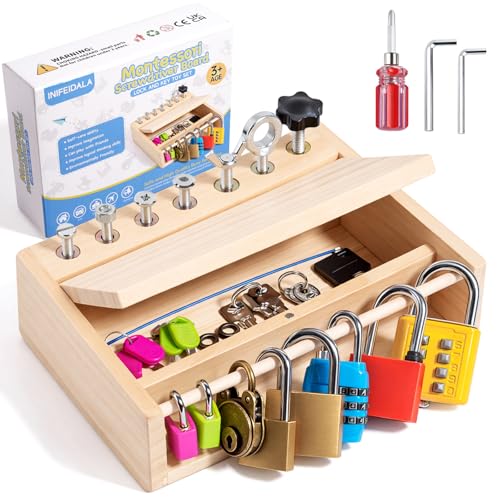 INIFEIDALA Montessori Toys for 3 4 5 6 Year Old Birthday Gift