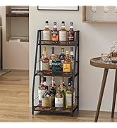 Amazon.co.jp: xixi-home ワインバーキャビネット 木製 3段 酒棚