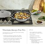 Our Place Titane Pro Ensemble d'articles de cuisine (4-Piece) – Toujours pan & Pot parfait , technologie sans revêtement antiadhésif , Titanium Tri-Ply & Acier inoxydable, sans danger pour four, induction & Cuisinières jusqu'à 535°C