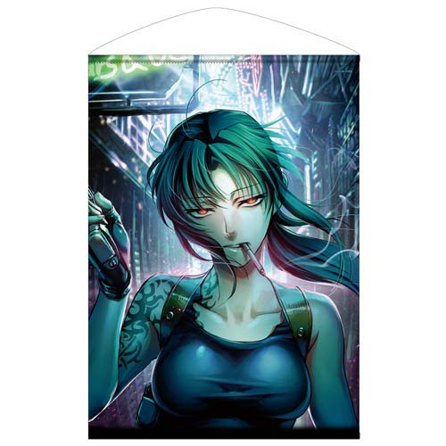 コスパ COSPA ブラック・ラグーン 原作版 レヴィ B2タペストリー 約72.8cm×51.5cm（Amazon）