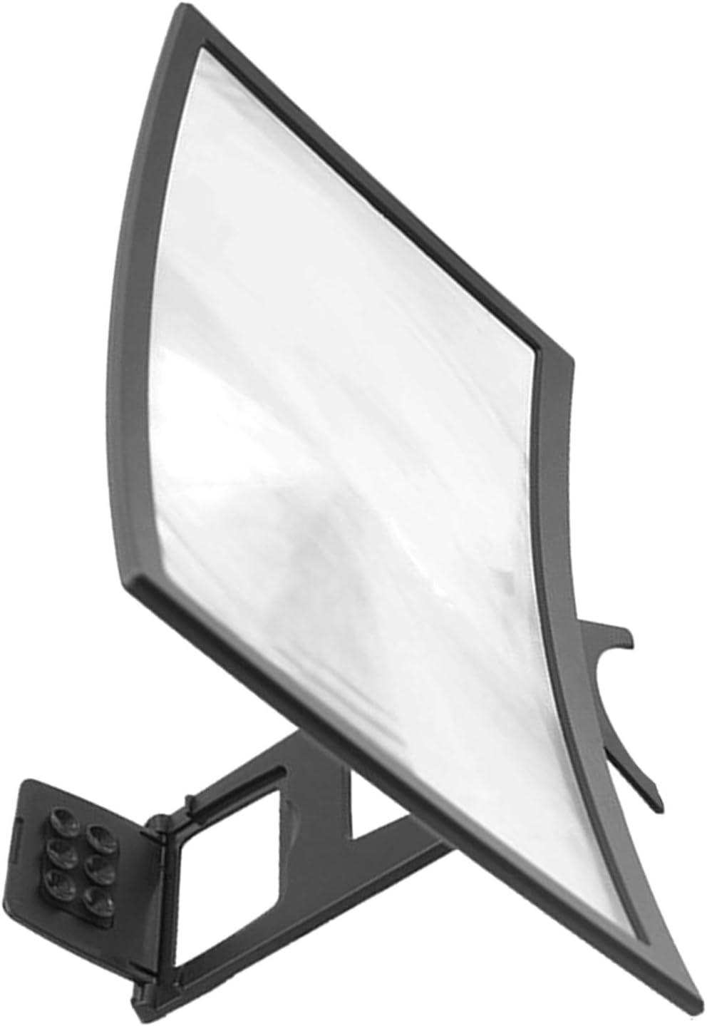 Curved 12-inch Mobile Phone Screen Magnifier Phone Holder Bracket HD Amplifier Stand Compatible with Smartphones for Video Watching and Gaming