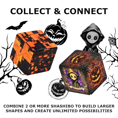 Image of Shashibo DODECA Magnetic Puzzle Cube, Sensory Fidget Toy for Adults & Kids, Stress Relief Fidget Toy for All Ages, Cool Fidget Toys for Desk, Shape Shifting Box, 100+ Possible Shapes