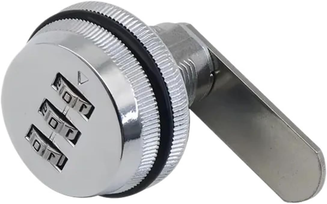 Metal Distribution Box Cam Mailbox Cabinet Door Lock Combination Drawer File Industrial Equipment(Black-20mm)