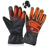 Generic Seinal Damen Beheizte Handschuhe Ski-Handschuhe Outdoor Beheizbare Handschuhe für Damen neueste 3 Heiztemperatur einstellbare Touchscreen für Winter Motorrad Snowboard Wandern Radfahren